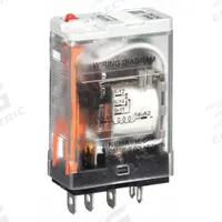 DAYTON General Purpose Relay: Socket Mounted, 15 A Current Rating, 240V AC, SPDT, 5 Pins/Terminals (MPN 1EHE4). Key specifications — Brand: DAYTON; Base Type: Square; Mounting Style: Plug-In; Manufacturer Part Number: 1EHE4; Series: L Series.
