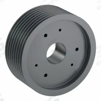 APPROVED VENDOR V-Belt Pulley: 5V1400, 8 Groove, 14 in OD, Bushed Bore, F, For 5V/5VX Belt Section (MPN 85V1400F). Key specifications — Pulley Industry Number: 5V1400; Pitch Diameter: 14 in (5V); For Belt Section (broad, with similar types): 5V or 5VX.