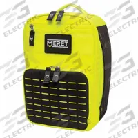 MERET USA Backpack: 18 1/2 in L x 13 in W x 10 1/2 in D, Tarpaulin, Yellow, 11-20 in/21-30 in (MPN M8127HV). Key specifications — Color: Yellow; Closure Type: Zipper; Features: Customizable Internal Main Compartment with Slider System Adjustability; Brand: MERET USA.