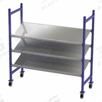 UNEX FLOW CELL Gravity Flow Rack: 76 in x 28 in x 72 in, Tilt, 3 Shelves, Steel (MPN FCMTPS76283). Key specifications — Brand: UNEX FLOW CELL; Decking Material: Steel.