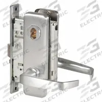 BEST Door Lockset: Office Lever Locksets, Chrome, ADA Compliant, Interchangeable Core (MPN 45H7A15J626LH). Key specifications — attr1024149: Not Ligature-Resistant; attr1011488: BEST; attr1024446: F04; attr1011524: No Message; attr1011506: 40H Escutcheon; attr1011485: Yes; attr1059461: Satin Chromium-Plated : Stainless Steel.