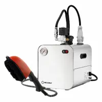 RELIABLE Steam Mop: 4 hr Steam Time, 12 1/4 in Overall Lg, No Auto Shutoff, 8 in Overall Wd, Silver (MPN 5100BU-3800IA). Key specifications — Input Voltage: 120V.