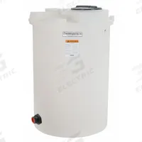 SNYDER INDUSTRIES Storage Tank: Single Wall, Vertical, 200 gal, Closed Top, 3/16 in Wall Thick, HDPE (MPN 5720100N97207). Key specifications — Construction Material: HDPE; Brand: SNYDER INDUSTRIES.