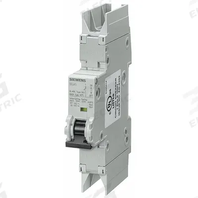 Siemens Miniature Circuit Breaker: 30 A Amps, 60V DC, 10kA at 277V AC, Screw Clamp - D-Curve, 1-Pole UL489 DIN Rail-Mount Miniature Circuit Breakers