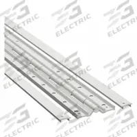 MARKAR Piano Hinge: Aluminum, 8 ft Leaf Ht, 1 5/8 in Leaf Wd, Screw-On (MPN FS102-002-628). Key specifications — Material: Aluminum.