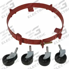 WESTWARD Drum Dolly: 120 lb Load Capacity, For 16 gal Container Capacity, Round, (4) Swivel, Steel (MPN TTBDL120G). Key specifications — attr1187953: (4) Swivel; attr1187958: 16 gal; attr1187960: Round; attr1187991: WESTWARD.