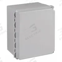 HOFFMAN Enclosure: Fiberglass, 18 in x 16 in x 10 in, NEMA 12/13/4/4X, Solid Cover, Hinged (MPN A181610CHSCFG). Key specifications — Brand: HOFFMAN; Closure Method: Screws; Enclosure Material: Fiberglass; Knockouts: Not Included.