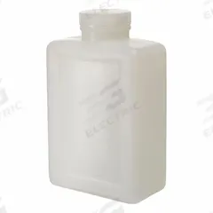 NALGENE Storage Bottle: 2 L, 64 fl oz, HDPE, Natural, 63 mm Screw Closure Size, Rectangular, Storage (MPN 2007-0064). Key specifications — Body Color: Natural; Brand: NALGENE; Closure Included: Yes; Graduated: No; Closure Attached: Attached.