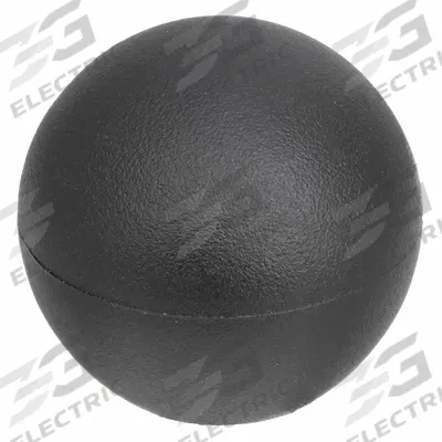INNOVATIVE COMPONENTS Hand Knob: Ball, Plastic w/ Steel Thread, 3/8"-16 Thread - Ball Knobs with Threaded Hole