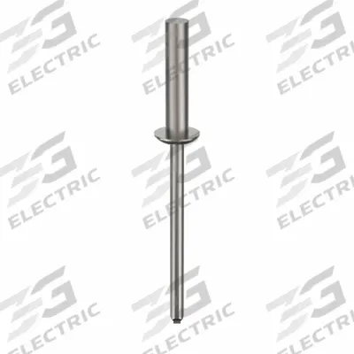 APPROVED VENDOR Blind Rivet,1 31/43" L,1/8" dia,PK500: Inch, 1 23/32 in Overall Lg, 39/64 in Body Lg - Domed-Head Blind Rivets