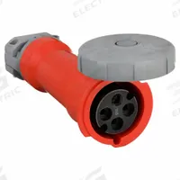 HUBBELL Pin and Sleeve Connector: Orange, 125/250V AC, Single Phase, 30 A, 3 Pole, 4 Wire (MPN HBL430C12W). Key specifications — Brand: HUBBELL.