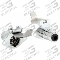 HOPKINS TOWING SOLUTIONS T-Connector: 4-Way, PVC, 16 ga Wire Gauge, Small Utility Vehicles (MPN 48295)