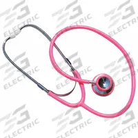EMI Stethoscope: Stethoscope, Adult, Acoustic, Dual, Pink, 32 in Overall Lg, Reusable (MPN 951). Key specifications — Color: Pink; Patient Type: Adult; Brand: EMI; Stethoscope Design: Acoustic; Includes: Combination Diaphragm.