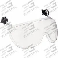 3M Hard Hat Visor: Clear Lens Color, Anti-Fog/Scratch-Resistant, Mounting Hardware Mounting (MPN X5-SV01). Key specifications — Lens Color: Clear; Mounting Style: Mounting Hardware; Frame Color: Clear.