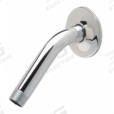 ZURN Shower Arm: Compatible Product Type Wall-Mounted Showerheads, Brass - Flanged Shower Arms