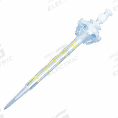 GLOBE SCIENTIFIC Dispenser Syringe Tip: Non-Sterile, 100 ul Capacity, Bulk Bag, No Filter - Non-Strerile Pipette Tips