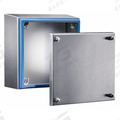 RITTAL Enclosure: 304 Stainless Steel, 8 in x 8 in x 5 in, NEMA 1/12/13/3/3X/4/4X - Stainless Steel Enclosures