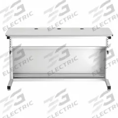 VERSADESK Standing Desk: White, Wood, 60 in Overall Wd, 24 in Overall Dp, 36 in Max Desktop Ht (MPN CTL6024-WW). Key specifications — Frame Color: White; Frame Material: Steel; Brand: VERSADESK; Desktop Color: White; Desktop Material: Wood.