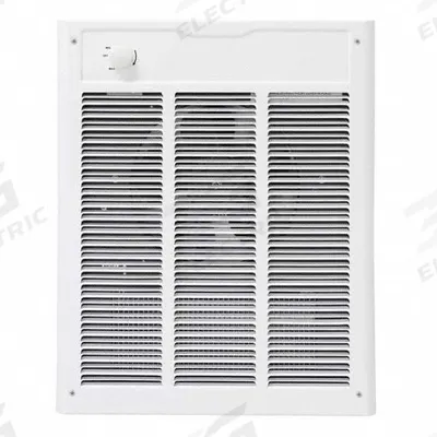CADET Wall Fan Heater: Commercial Grade, 2000 W/1500 W/4000 W/3000 W, Thermostat Included - Standard Electric Baseboard Heaters