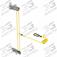 3M Ladder Anchor: Steel, 310 lb Capacity, 2 in Channel Wd (MPN 6100566). Key specifications — Brand: 3M; Ladder Lifeline Component: SRL Anchor; Lifeline Material: Steel.
