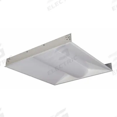 LUMINATION Recessed Troffer: 2 ft Lg, 2 ft Wd, 4,000 lm, 5000K, 37 W, 120 to 277V AC - 2 ft. x 2 ft. LED Center-Basket Troffers