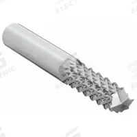 MICRO 100 Solid Router Bit: Diamond Cut, End Mill, 3/32" Cut Dia, 3/8" LOC (MPN RDC-20)