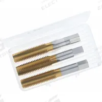 CLEVELAND Tap Kit: 1/2"-13 UNC, H3 / 3B, 4 Flute, TiN Coated High Speed Steel (MPN C84251). Key specifications — attr1300563: One Each Taper, Plug, and Bottoming.
