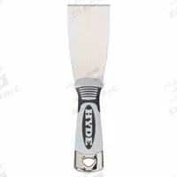 HYDE Putty Knife: Bld. Mat. Stainless Steel, Hdl. Mat. Plastic, Stiff, Straight Bld. Shape (MPN 06308). Key specifications — attr1004902: HYDE; attr1012057: Full; attr1014703: Plastic; attr1017570: Hammer End; attr1029655: Straight; attr1034073: Straight.