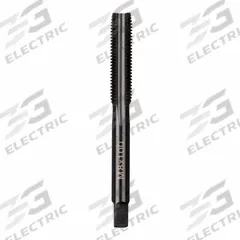 MILWAUKEE Straight Flute Tap: M8x1 Metric, 2B, 4 Flute, Plug Chamfer, Black Oxide Carbon Steel (MPN 49-57-5145)