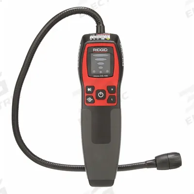 RIDGID Combustible Gas Detector: Up to 10,000 ppm, Sound, Not Certified, 32°F to 115°F - Combustible Gas Detectors