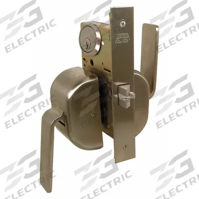 LIFE SAVER Door Lockset: Classroom Security Paddle Locksets, Stainless Steel