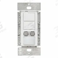 LUTRON Occupancy Sensor: Occupancy/Vacancy, Fluorescent/Halogen/Incandescent/LED, Hard Wired, White (MPN MS-B202-WH). Key specifications — Operating Voltage: 120 to 277V AC; Neutral Required: Yes; Nightlight: No; Sensor Brand: Lutron.