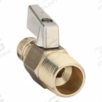 UPONOR Manual Two-Way Ball Valve: 1/2 in, Brass, Straight, PEX x MNPT, 250 psi Max. Pressure (CWP) (MPN LF4795050). Key specifications — Brand: UPONOR; Handle: Lever.