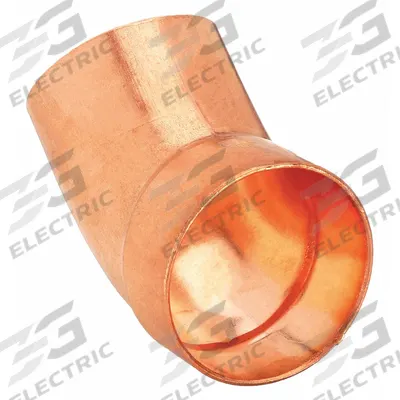 NIBCO Sweat Fitting Elbow: 1 1/2 in CTS x 1 1/2 in CTS, Cup x FTG, Wrot Copper (MPN 906-2) - Drain, Waste & Vent Wrot Copper & Bronze Tube Fittings