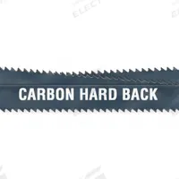 MORSE Band Saw Blade: Carbon Steel, 10 ft 5 in, Hard Back, Aluminum/Plastic/Plywood/Soft Metal/Wood (MPN ZHBFR14-10'5"). Key specifications — attr1097799: 14; attr1097806: Carbon Steel; attr1211724: 10 ft 5 in.