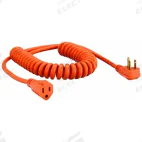 APPROVED VENDOR Extension Cord: Indoor Use, 10 ft Lg, Outlet, 5-15P, 16/3, SJT, Orange, 13 A Current (MPN 3AY48). Key specifications — Brand: APPROVED VENDOR; Temperature Rating: 0° to 167°F; NEMA Plug Configuration: 5-15P.