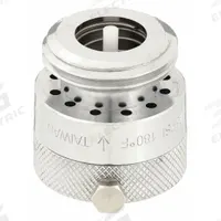 CHICAGO FAUCETS Vacuum Breaker: Brass, Chrome, 125 psi Max. Pressure, Snap-Off Screw (MPN E27JKCP). Key specifications — Brand: CHICAGO FAUCETS; Includes: Snap-Off Screw; Material: Brass.