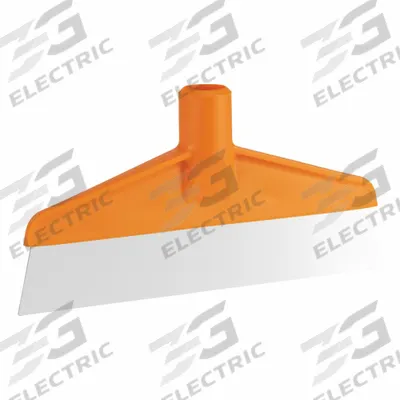 VIKAN Food Scraper: No Handle, 1 1/4 in Blade Lg, 9 5/8 in Overall Lg - Hygienic Floor Scrapers