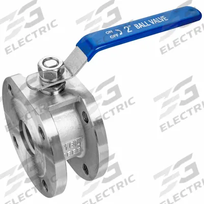 USA INDUSTRIALS Manual Two-Way Ball Valve: 1 1/2 in, 316 Stainless Steel, Straight Valve Body - Stainless Steel Ball Valves