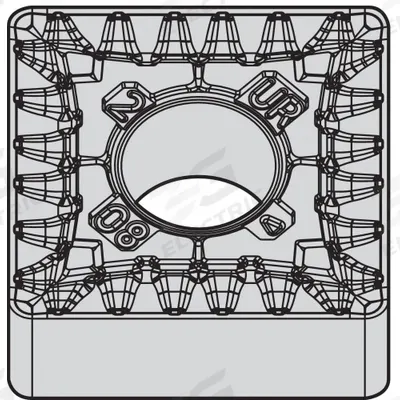WIDIA Square Turning Insert: SNMG432UR - Square (S) Indexable Turning Inserts