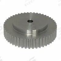 DAYTON Timing Pulley: Trapezoidal, Plain, For T5 Timing Belt Section, For 10 mm Belt Wd, 48 Teeth (MPN 21T5/48-0). Key specifications — Brand: DAYTON; Tooth Profile: Trapezoidal; Finish: Plain.
