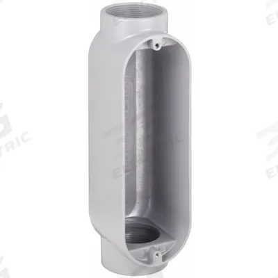 RACO Conduit Outlet Body: Aluminum, 2 in Trade Size, C Body, 67 cu in Body Capacity - C - Straight Type