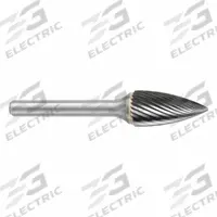 SGS PRO Carbide Bur: Pointed-End Tree, SG-53, Single Cut, 3/16" x 1/2" Head, 1/8" Shank (MPN 14275). Key specifications — Trade Number: SG-53; Brand: SGS PRO.