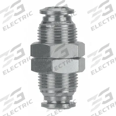 AIGNEP USA Push-Fit Adapter Fitting: 5/32 in OD x 5/32 in OD Size - Stainless Steel Tube Fittings