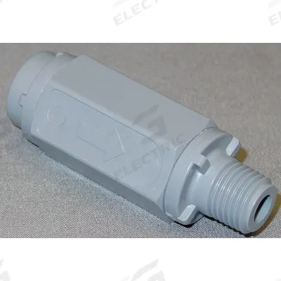 APPROVED VENDOR Ball Cone Spring Check Valve: Ball, Inline Valve Body, PVC, 1/4 in Pipe Size - PVC Ball Check Valves