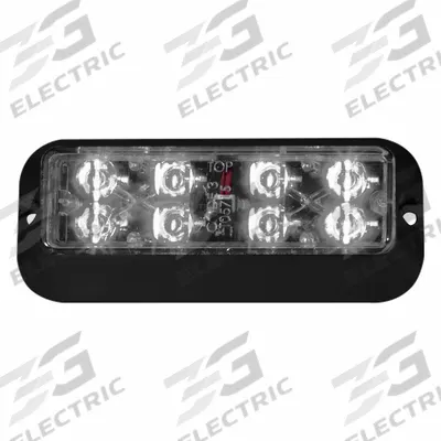CODE 3 Warning Light: Emergency Vehicle Area Light, White, 9.6 W Watt, Clear - Emergency Vehicle Area Lighting