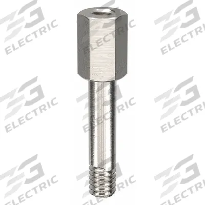 APPROVED VENDOR Standoff: Male x Female, 3/4 in Lg, Hex, Aluminum, Plain, 1/4 in Hex Wd - Aluminum Male x Female Standoffs