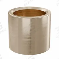 Sleeve Bearing: Bronze, SAE 841, 7/8 in Bore, 1 1/8 in OD, 1 in Lg, 50,000 lb/sq in-fpm Max PV, 5 PK (MPN AA1108-01B). Key specifications — System of Measurement: Inch; Material Grade: SAE 841; Brand: OILITE.
