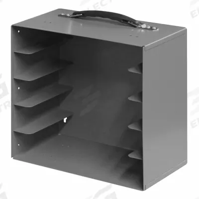 DURHAM MFG Small Parts Storage System Rack: 11 1/4 in x 10 3/4 in - Small Parts Compartmented-Box Frames