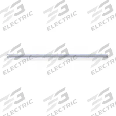 OHAUS Aluminum Rod: Aluminum, 1/2 in Rod Dia, 8 ft Overall Lg - Lab Support Rods
